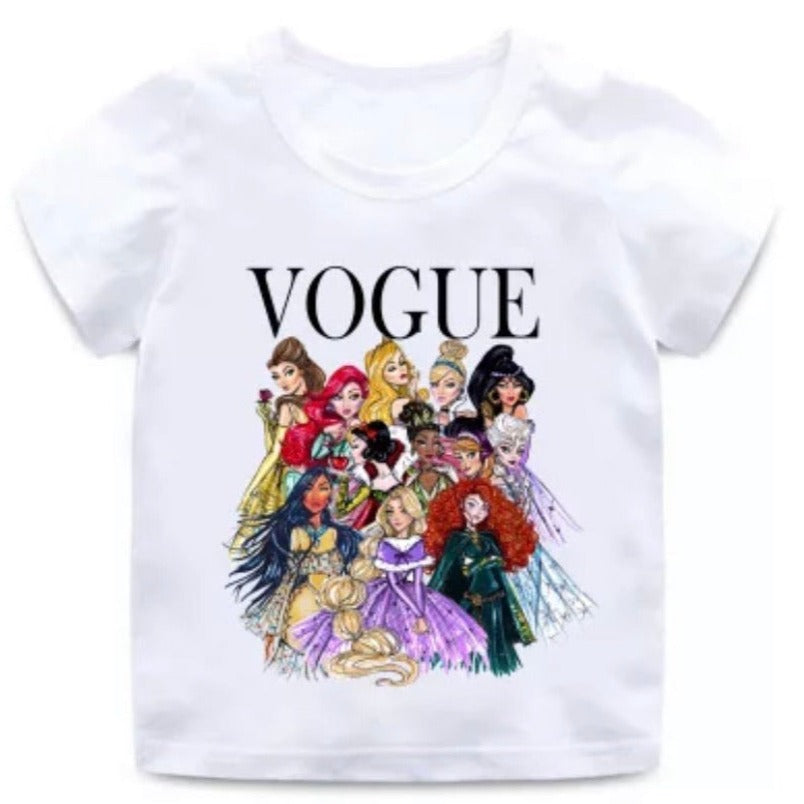 Princess Vogue T-Shirts ( All Princesses)