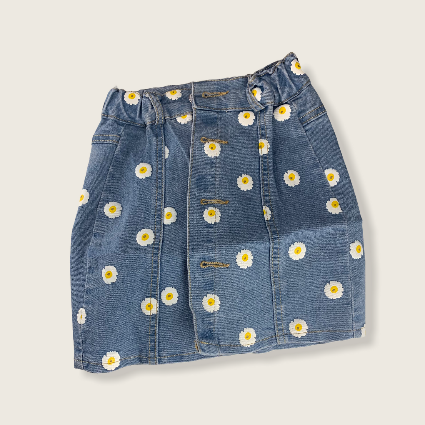 Daisies & Denim Skirt