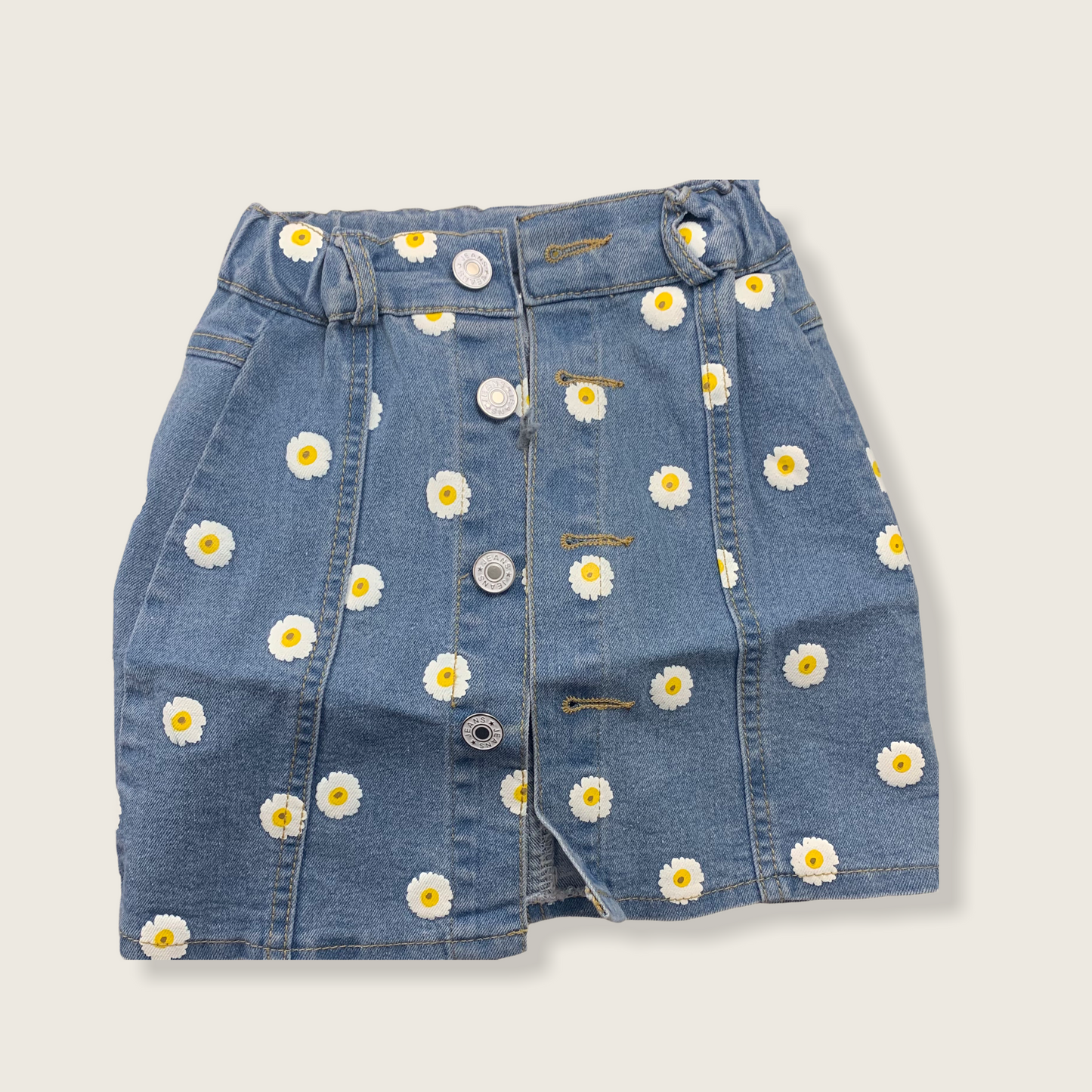 Daisies & Denim Skirt