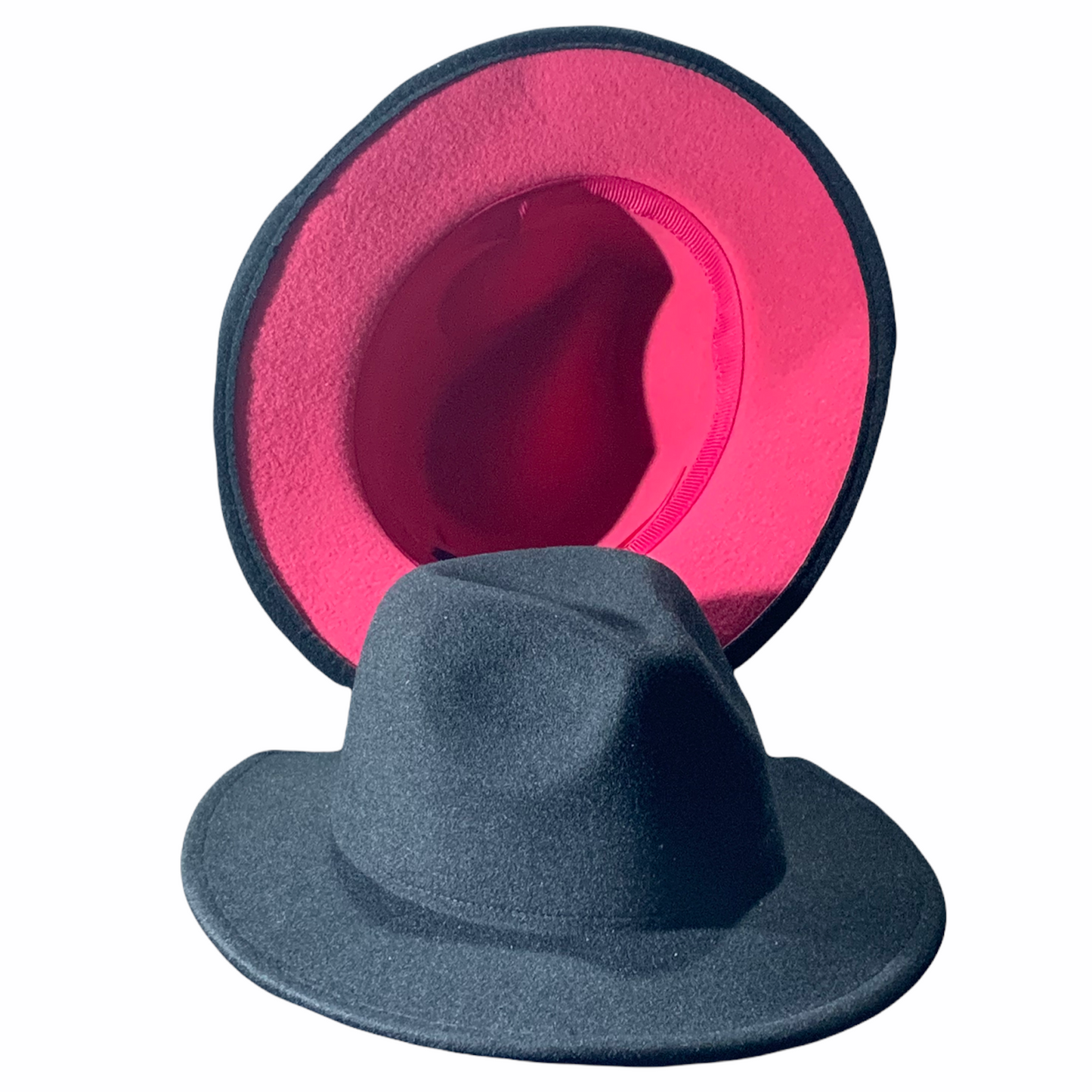 Black/Pink Fedora