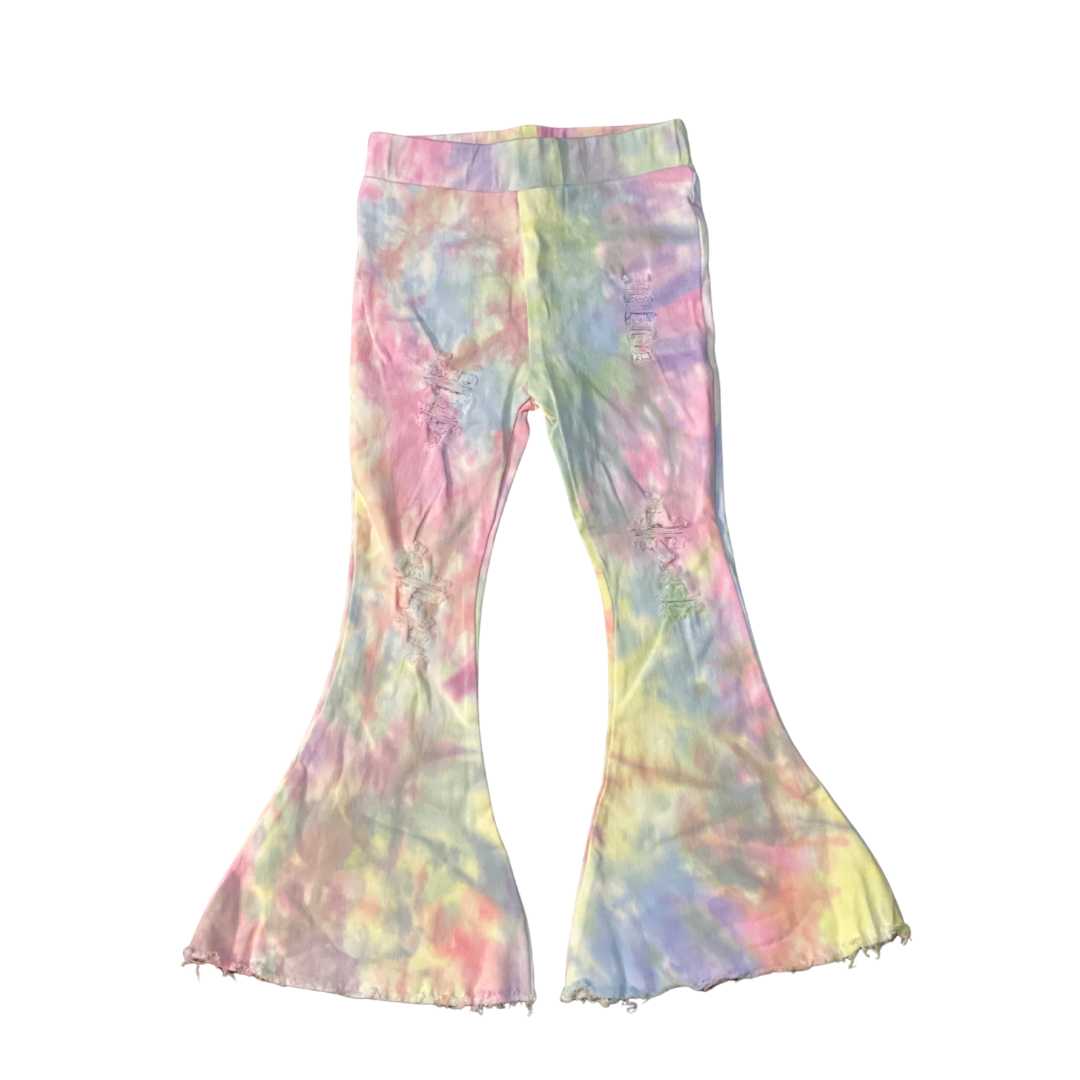 Tie Dye Bootcut Pants